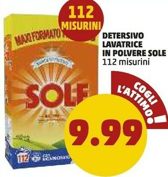 PENNY Sole Detersivo Lavatrice In Polvere offerta