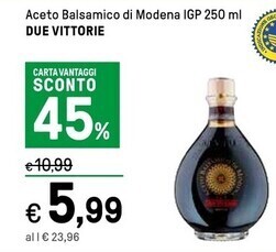 Iper La Grande Due vittorie aceto balsamico di modena igp offerta