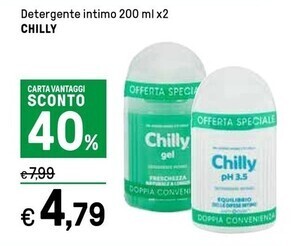 Iper La Grande Chilly detergente intimo offerta