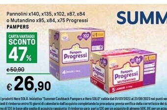 Iper La Grande Pampers pannolini offerta