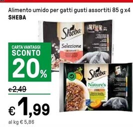 Iper La Grande Sheba alimento umido per gatti offerta