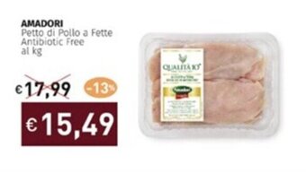 Prezzemolo e Vitale AMADORI Petto di Pollo a Fette Antibiotic Free offerta