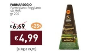 Prezzemolo e Vitale PARMAREGGIO Parmigiano Reggiano 40 Mesi gr 200 offerta