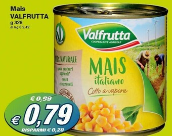 Prix Quality Valfrutta Mais offerta