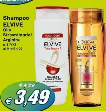 Prix Quality Elvive Shampoo Olio Straordinario / Arginia offerta