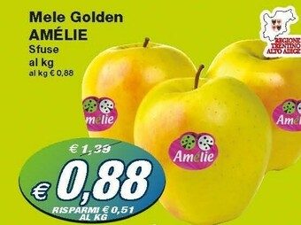 Prix Quality Mele Golden Amélie offerta