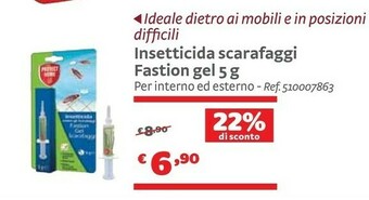 Bricocenter Insetticida Scarafaggi Fastion Gel offerta