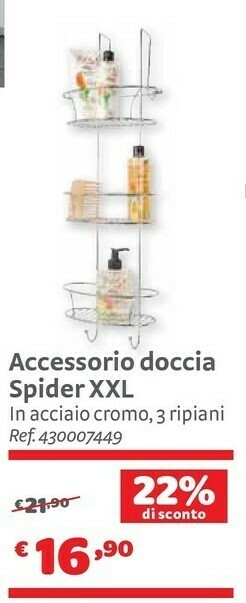 Bricocenter Accessorio Doccia Spider Xxl offerta