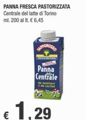Crai Centrale del latte di torino Panna offerta