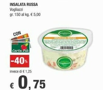 Crai Insalata russa offerta