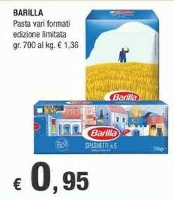 Crai Barilla Pasta offerta