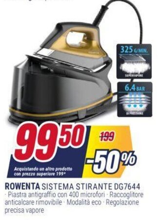 Trony ROWENTA SISTEMA STIRANTE DG7644 offerta