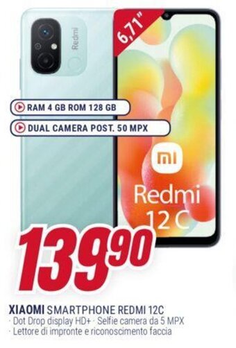 Trony XIAOMI SMARTPHONE REDMI 12C offerta