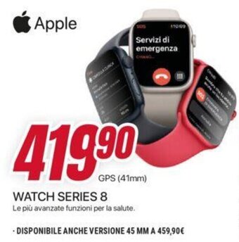 Trony Apple WATCH SERIES 8 offerta