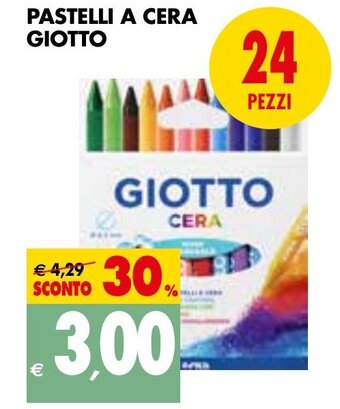 Tigros PASTELLI A CERA GIOTTO 24 PEZZI offerta