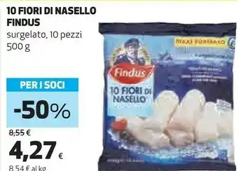 Coop Findus 10 Fiori Di Nasello offerta