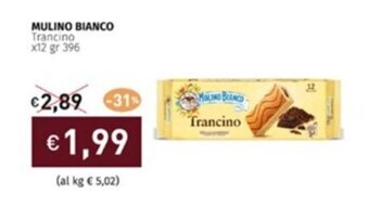 Prezzemolo e Vitale MULINO BIANCO Trancino x12 gr 396 offerta