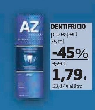Coop Az Dentifricio Pro Expert offerta