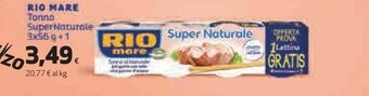 Coop Rio Mare Il Tonno Al Naturale Super Naturale 224 G(ml) offerta