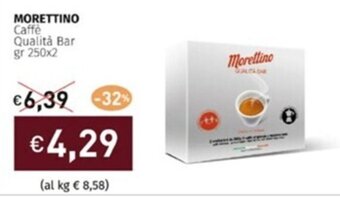 Prezzemolo e Vitale MORETTINO Caffe Qualità Bar gr 250x2 offerta