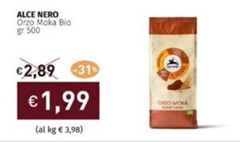 Prezzemolo e Vitale ALCE NERO Orzo Moka Bio gr 500 offerta