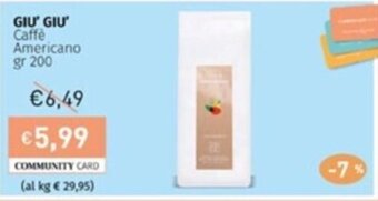GIU' GIU' Caffe Americano gr 200