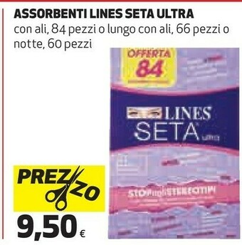 Coop Lines Assorbenti lines offerta