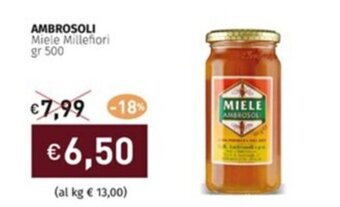 Prezzemolo e Vitale AMBROSOLI Miele Millefiori gr 500 offerta