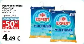 Carrefour Carrefour Expert Panno Microfibra offerta