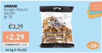 Prezzemolo e Vitale URBANI Funghi Porcini Secchi gr 20 offerta