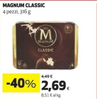 Coop Algida Magnum Classic offerta