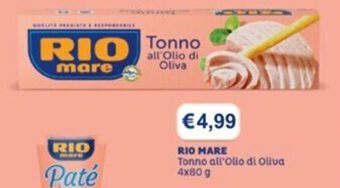 RIO MARE Tonno all'Olio di Oliva 4x80 g