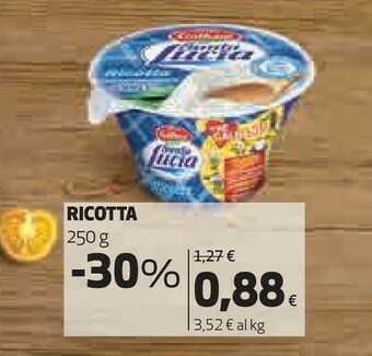 Coop Galbani Ricotta Santa Lucia 250 G(ml) offerta
