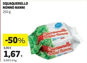 Coop Nonno Nanni Squaquerello 250 G(ml) offerta
