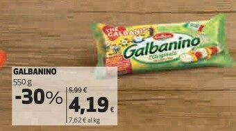 Coop Galbani No 550 G(ml) offerta