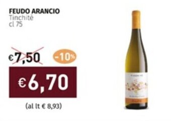 FEUDO ARANCIO Tinchitė cl. 75