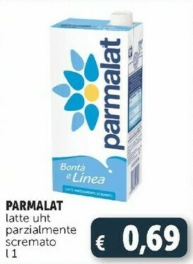 Deco Supermercati Parmalat Bontà E Linea Latte Parzialmente Scremato 1000 G(ml) offerta
