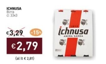 Prezzemolo e Vitale ICHNUSA Birra cl 33x3 offerta