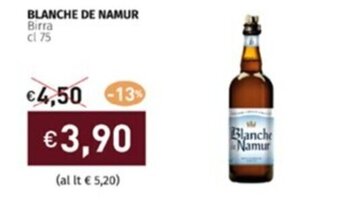 Prezzemolo e Vitale BLANCHE DE NAMUR Birra cl 75 offerta