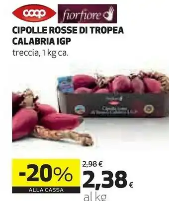 Coop Cipolle Rosse Di Tropea Calabria IGP offerta
