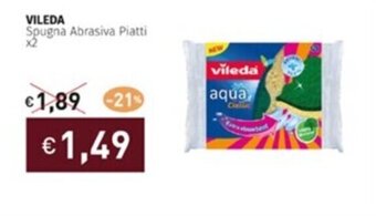 Prezzemolo e Vitale VILEDA Spugna Abrasiva Piatti x2 offerta