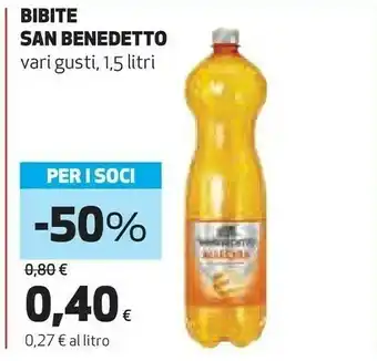 Coop San Benedetto Aranciata 1500 G(ml) offerta