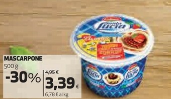 Coop Galbani Mascarpone Santa Lucia 500 G(ml) offerta