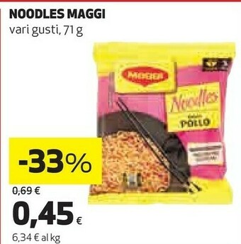 Coop Maggi Noodles offerta