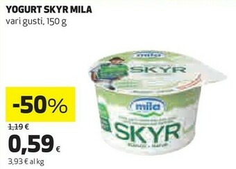 Coop Mila Skyr Lampone 150 G(ml) offerta