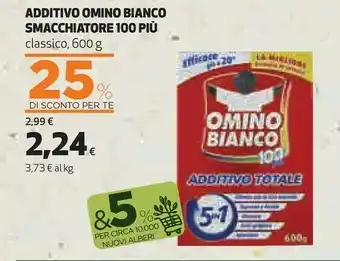 Coop Omino Bianco Additivo Smacchiatore 100 Piu Classico offerta