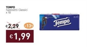 Prezzemolo e Vitale TEMPO Fazzoletti Classici x 10 offerta