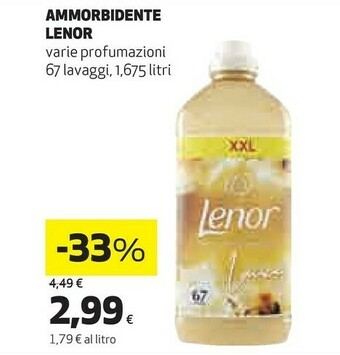 Coop Lenor 8001841316451 Ammorbidente Per Panni offerta