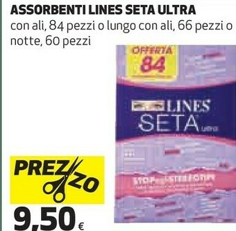 Coop Lines Assorbenti Seta Ultra offerta