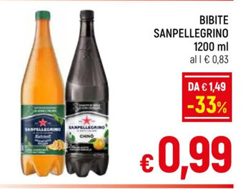 A&O BIBITE SANPELLEGRINO 1200 ml offerta